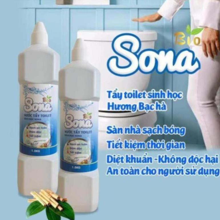 Tẩy rửa bồn cầu chai 1kg hương quế mùi hương dễ chịu thoải mái ngừa vi khuẩn siêu sạch chai tẩy rửa NGHIỆN NHÀ