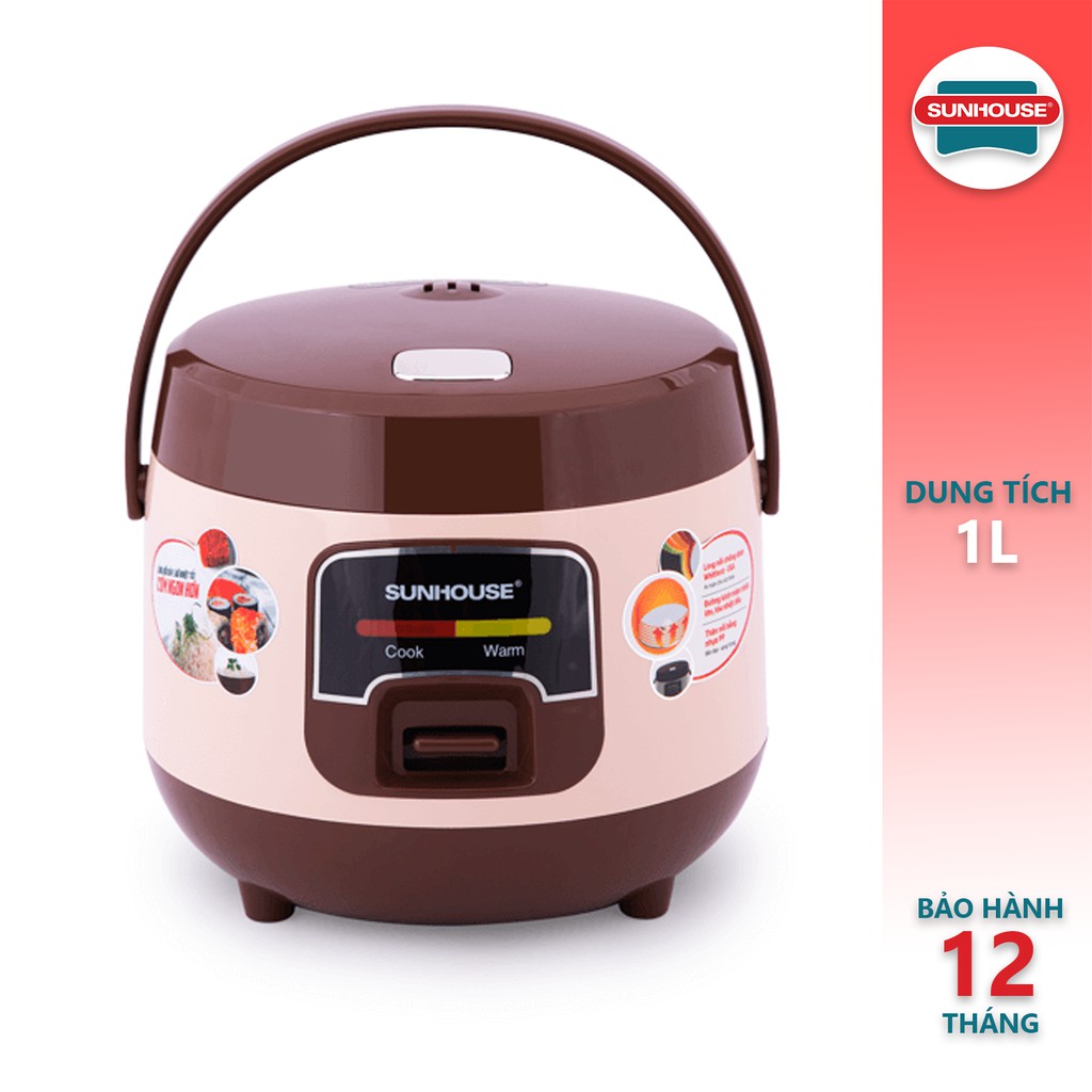 Nồi cơm điện 1L SUNHOUSE SHD8208C