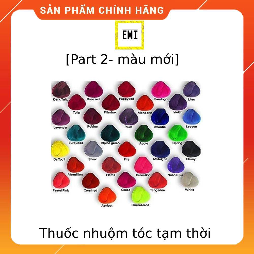 [Part 2- màu mới] Thuốc nhuộm tóc tạm thời Lariche Directions - La riche directions [có bill Đức]