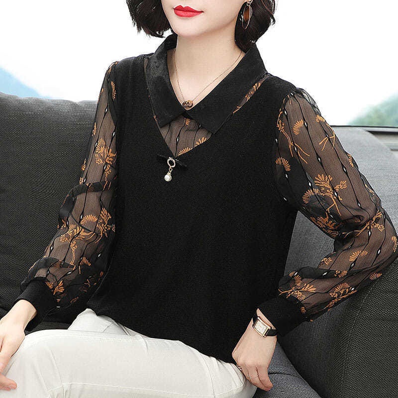 Áo Thun Nữ Dài Tay Plus Size Thời Trang Mới