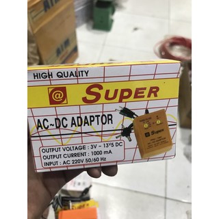 Adaptor đa năng 3v, 4.5v, 6v, 9v, 12v, 13.5v