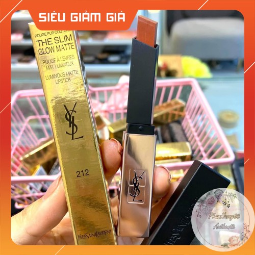 [Chính Hãng] Son Lì YSL The Slim Glow Matte Vỏ Hồng | BigBuy360 - bigbuy360.vn