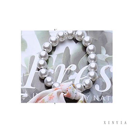 Dây buộc tóc in hoa/bướm thời trang Hàn Quốc cho nữ