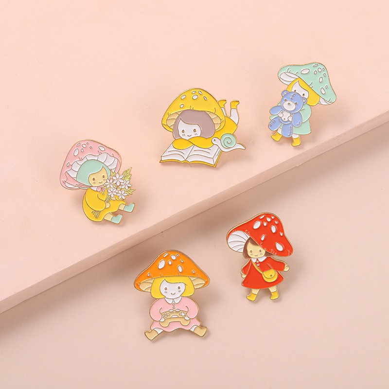 Ghim cài áo hình chú gấu dễ thương cho nữ