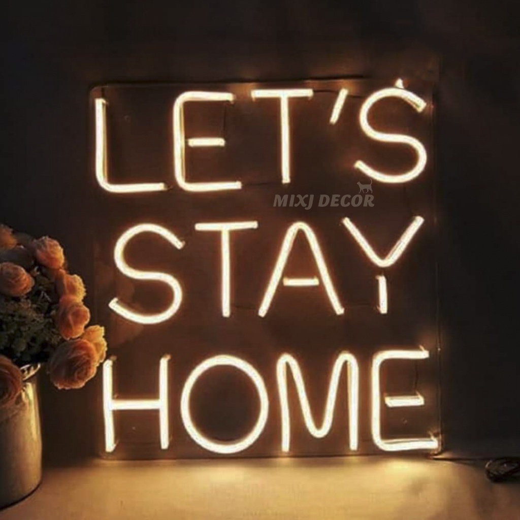 Đèn Decor Neon Sign Chữ Đẹp, Led Trang Trí Phòng Ngủ