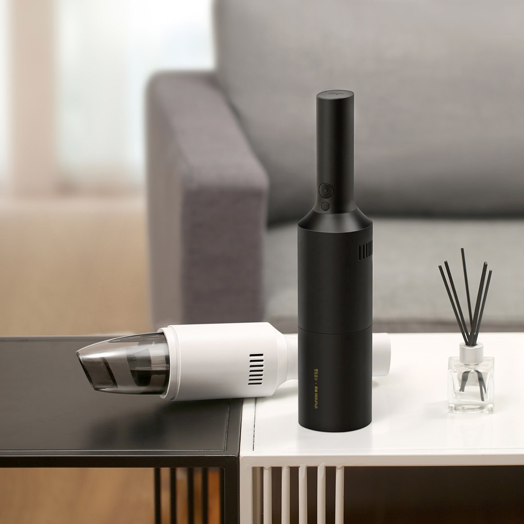 Máy hút bụi gia đình - ô tô cầm tay Xiaomi shunzao Z1 / Z1 pro/Máy hút bụi ô tô Xiaomi Mijia SSXCQ01XY Màu trắng