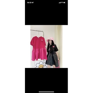 đầm babydoll gấu dâu bigsize
