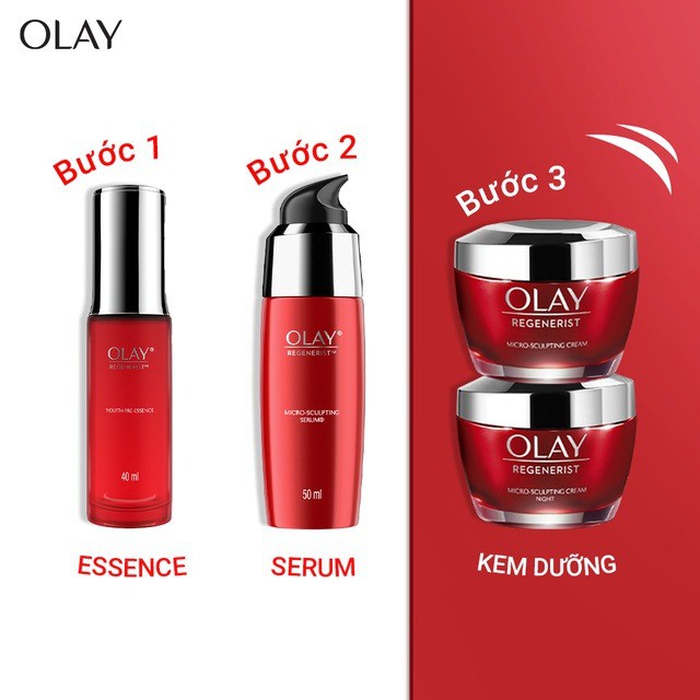 Bộ 3 sản phẩm Olay Regenerist gừa lão hóa: Kem dưỡng Ngày & Đêm (50G/hộp) + Sữa rửa mặt 100ML | BigBuy360 - bigbuy360.vn