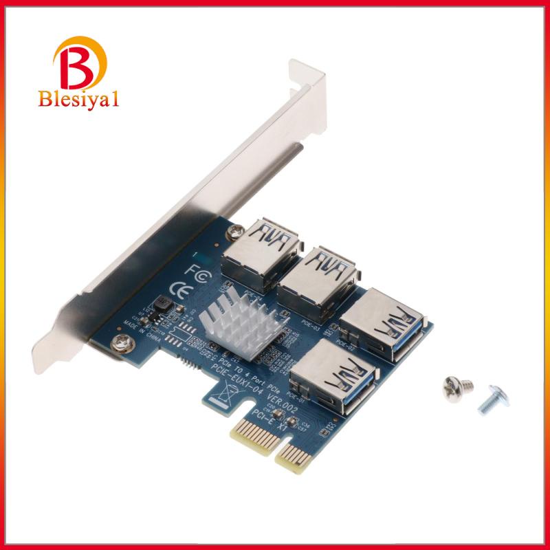 [BLESIYA1] PCIE PCI-E 1 to 4 External PCI Express 16X Slots Riser Card Adapter Card