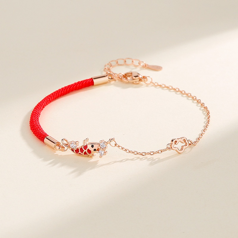 Vòng Tay Dây Đỏ May Mắn Cho Nữ