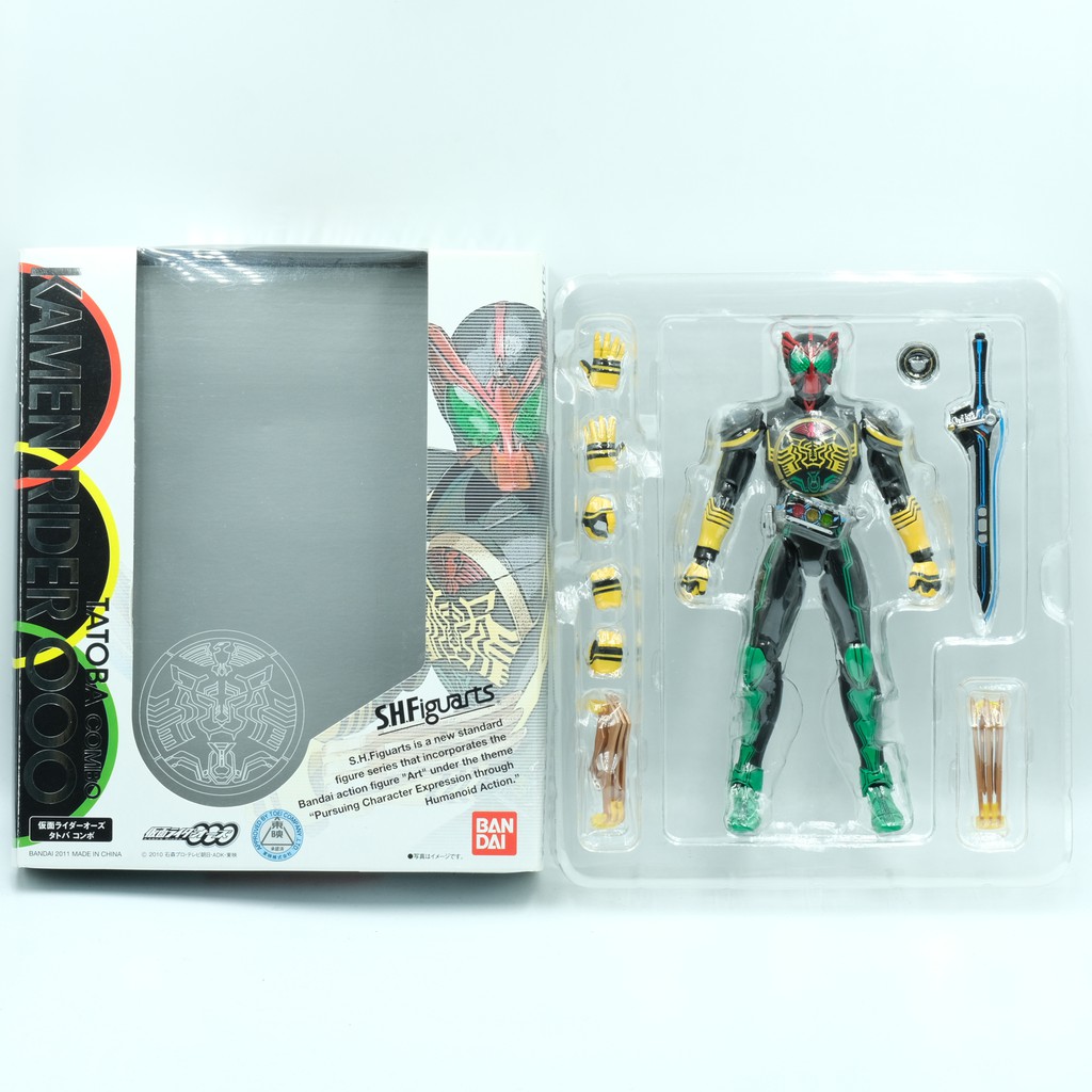 Mô hình SHF Tatoba Combo Chính hãng Bandai S.H.Figuarts Kamen Rider OOO Box đẹp tình trạng tuyệt đẹp Hàng hiếm khó tìm.