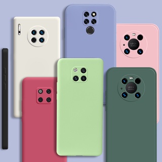 Ốp điện thoại màu trơn chống sốc bảo vệ cho Huawei Mate 20 30 40 Pro Mate 20X