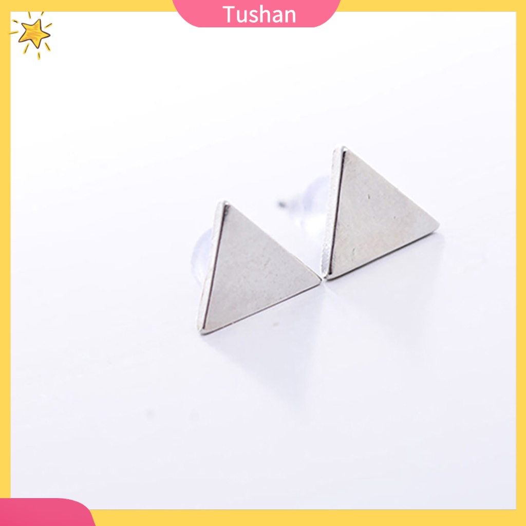 Đôi khuyên tai nữ hình tam giác đơn giản xinh xắn