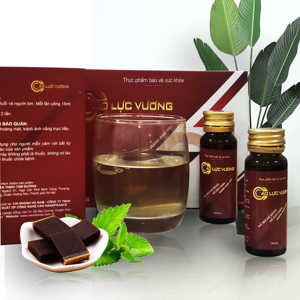 Cao Lực Vương tăng cường chức năng sinh lý nam và chức năng thận