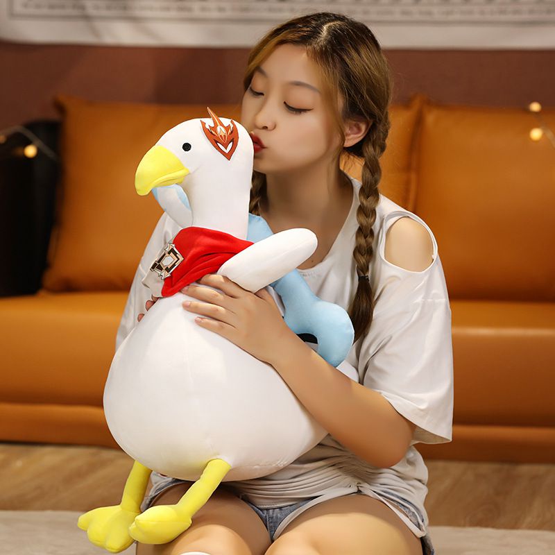Đồ chơi vịt nhồi bông bằng vải lông phong cách Genshin Impact Tartaglia