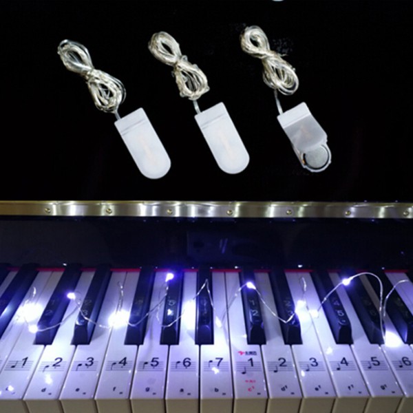 Dây đèn LED 10 bóng 1m sử dụng năng lượng mặt trời