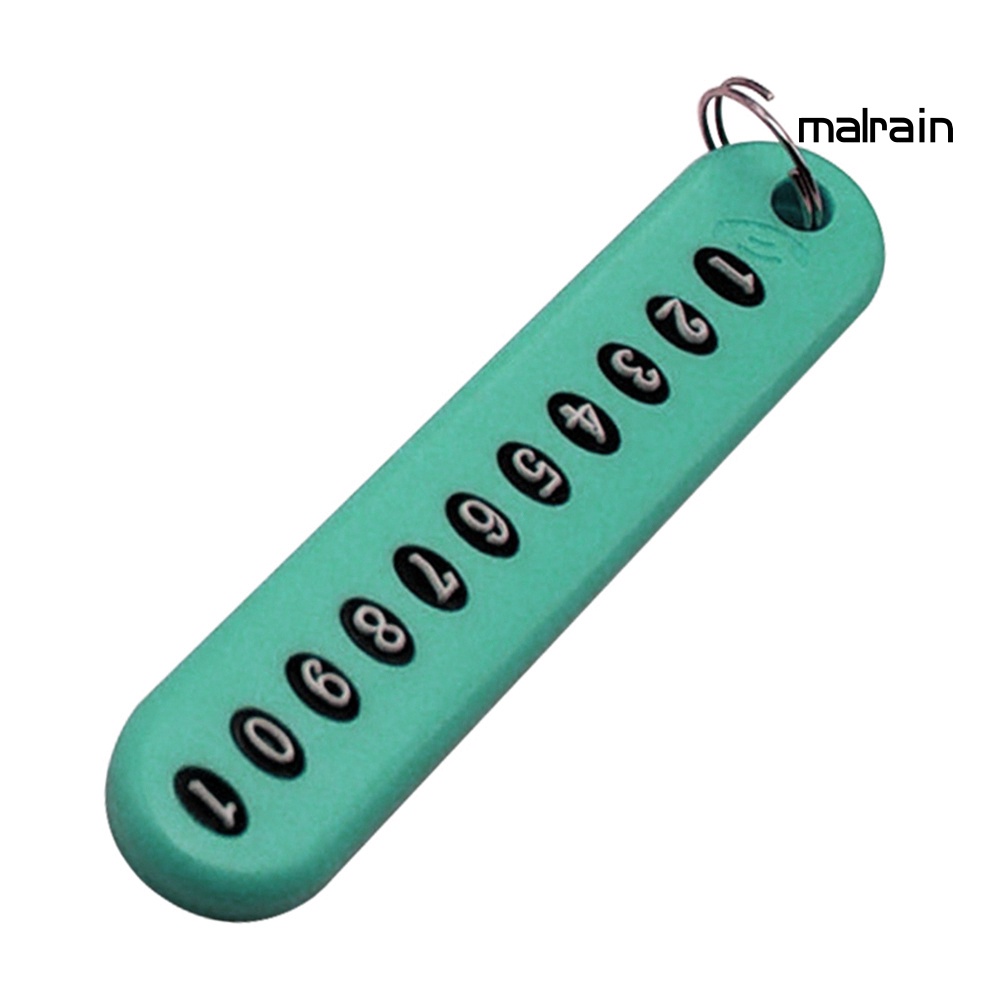 Móc Khóa Bảng Số Điện Thoại Chống Mất Tiện Lợi