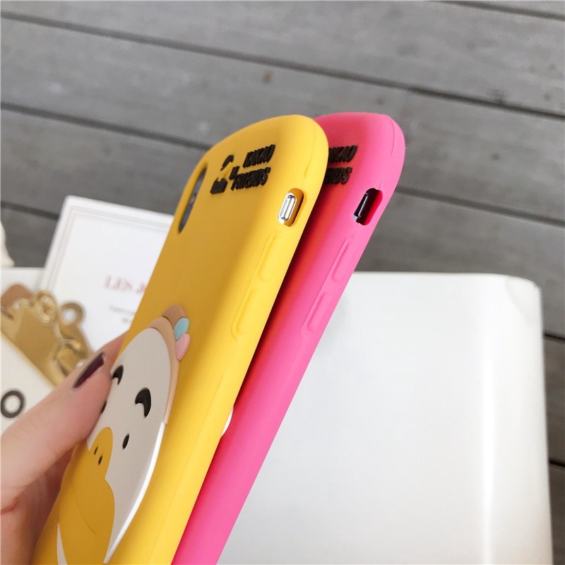 Ốp điện thoại silicon họa tiết in chữ KAKAO Friends 3D dành cho iphone 11 pro max xr x xs max 7 8 6 6 S Plus | BigBuy360 - bigbuy360.vn