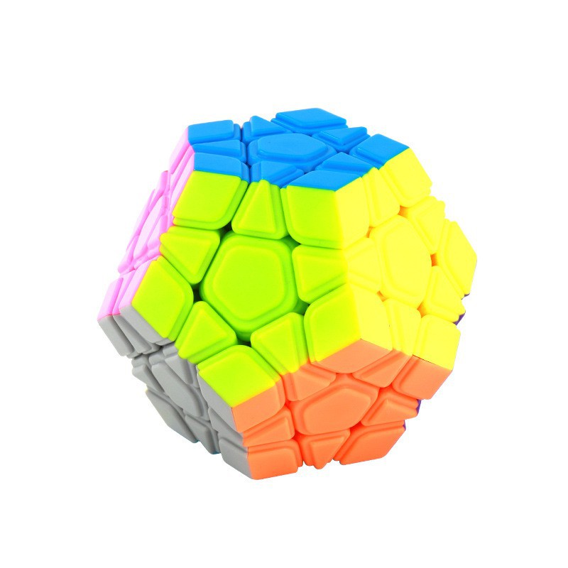 Hộp 4 Khối Rubik Biến Thể MoYu Tam giác, Skewb, 12 mặt, Square-1. Rubic Stickerless