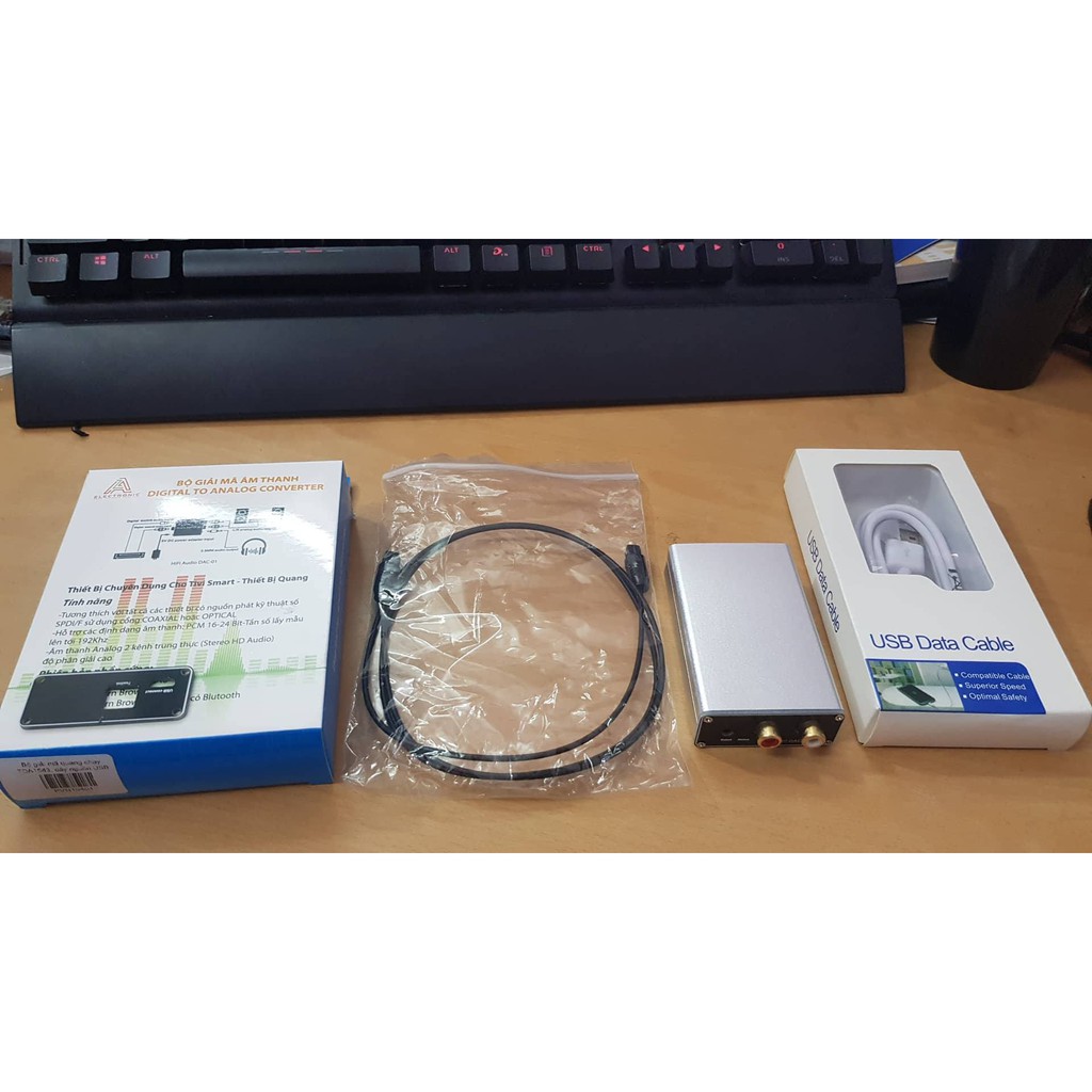 [ 3 in1 ] Bộ chuyển đổi quang,Bluetooth sang AV ( DAC audio) Chất lượng cao