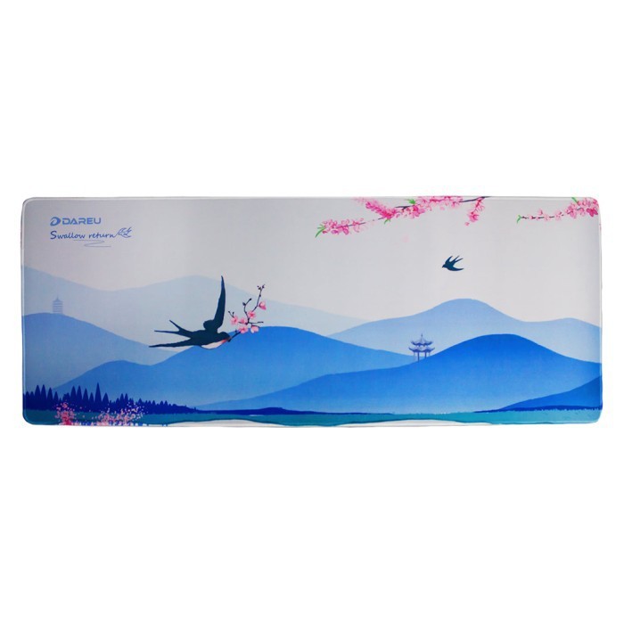 Bàn di chuột DAREU ESP109 SWALLOW Blue-White (900 x 350 x 3mm) - Hàng chính hãng