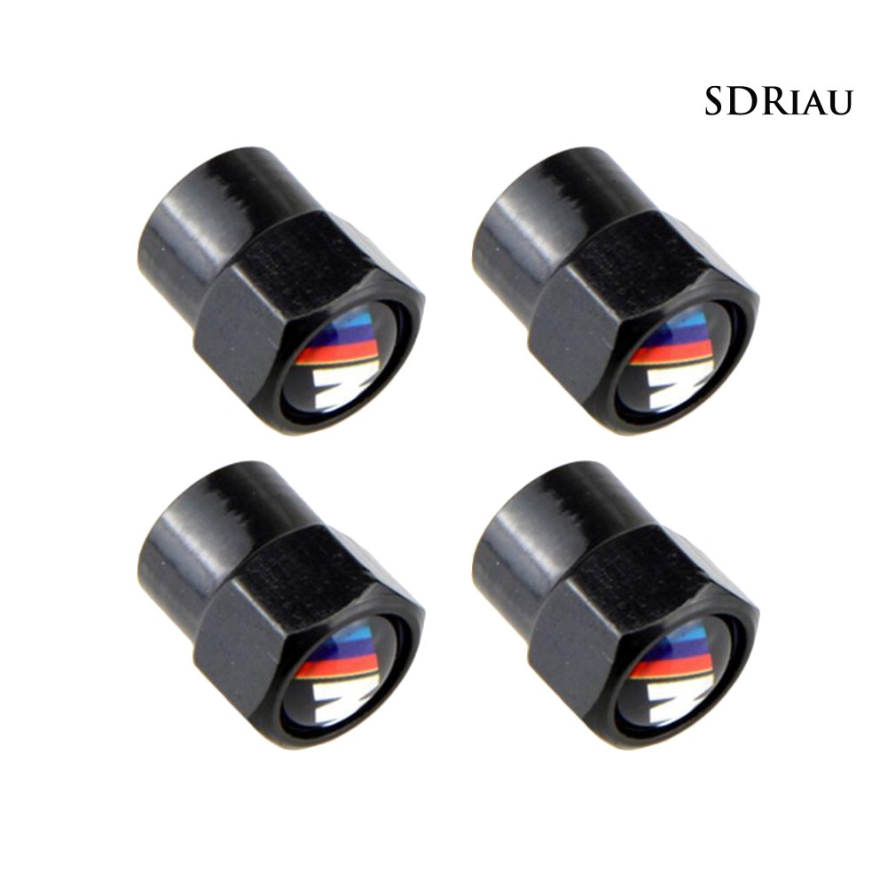 Bộ 4 nắp kim loại chống bụi cho van lốp xe bmw