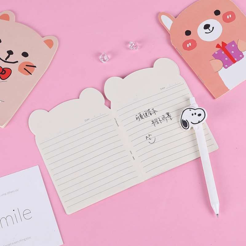 Combo 4 Sổ note mini HÌNH THÚ siêu cute, không gây loá mắt tiện lợi (40trang)