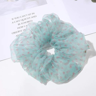 🐽Chun cột tóc vải voan Scrunchie siêu to