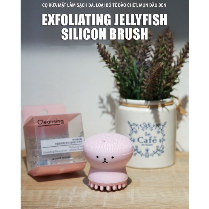 [CHÍNH HÃNG]Cọ Rửa Mặt Bạch Tuộc Etude House My Beauty Tool Exfoliating Jellyfish Silicon Brush