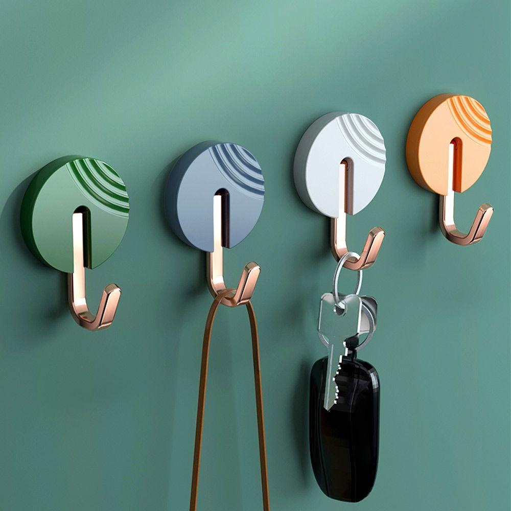 LONTIME Set 4 Móc Treo Đồ Dán Tường Tự Dính Không Cần Khoan Lỗ