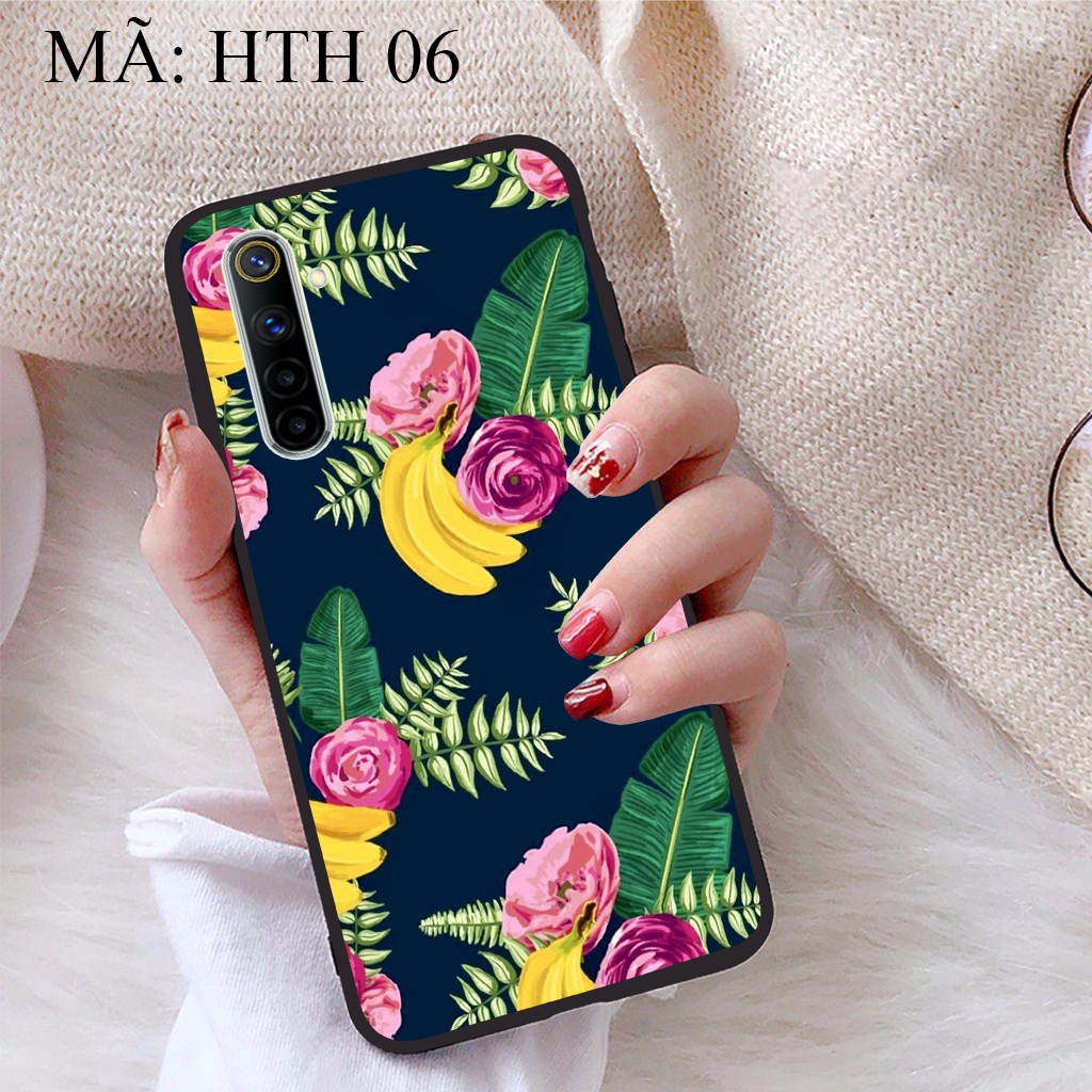 Ốp lưng Realme 6 viền dẻo TPU BST Hoạ Tiết Hoa