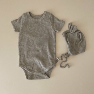 [LabeRy_nội địa Hàn_ made in Korea] Bodysuit kèm nón