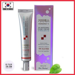 Kem Mờ Nám Tàn Nhang Melasma-X 3D Whitening Clinic Cream Hàn Quốc
