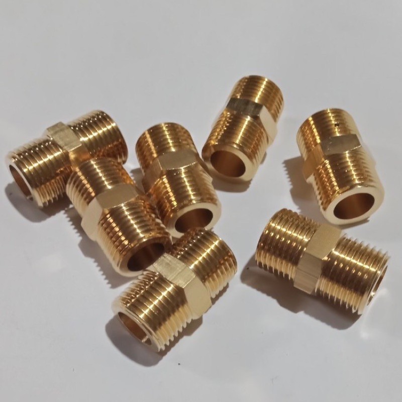 Nối Ren Ngoài 2 Đầu - Kép Đồng Ren 15