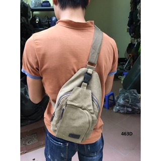 TÚI ĐEO CHÉO NAM VẢI BỐ BALOHOME - 463