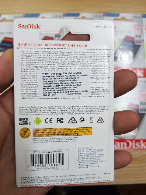 Thẻ nhớ Sandisk 32Gb Chính Hãng 80mb/s | BigBuy360 - bigbuy360.vn