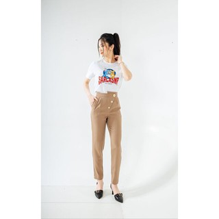 Quần baggy cạp lệch