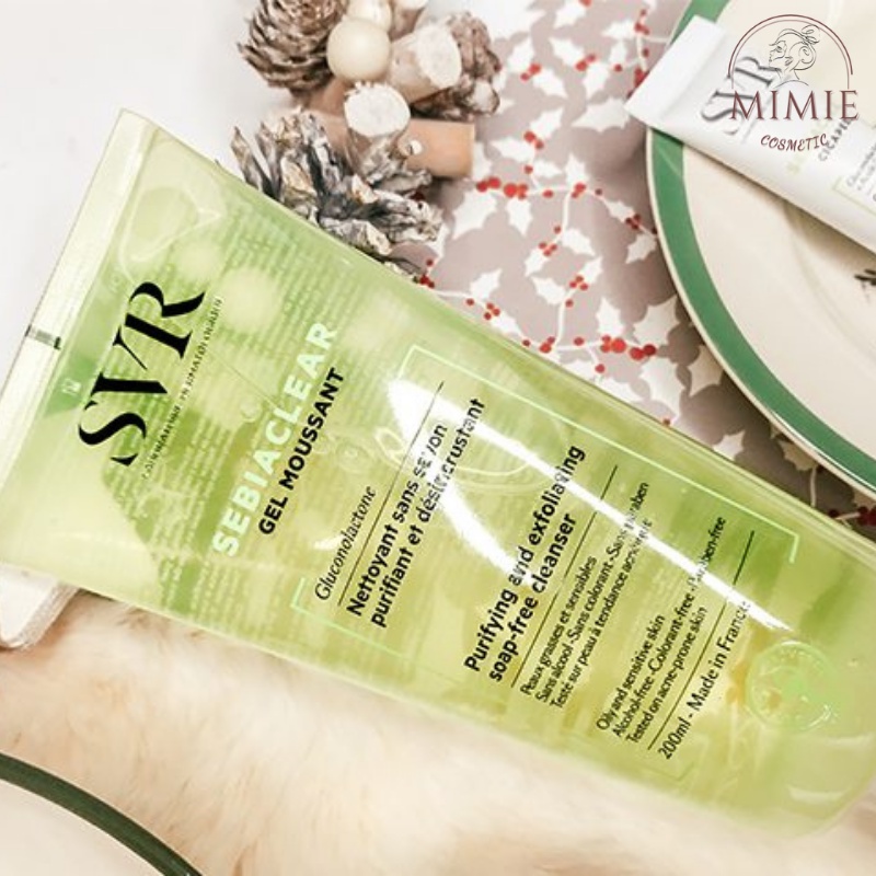 Sữa Rửa Mặt SVR Sebiaclear Gel Moussant - Sữa Rửa Mặt Cho Da Dầu Mụn Và Da Nhạy Cảm Hàng Pháp 200ml - 400ml