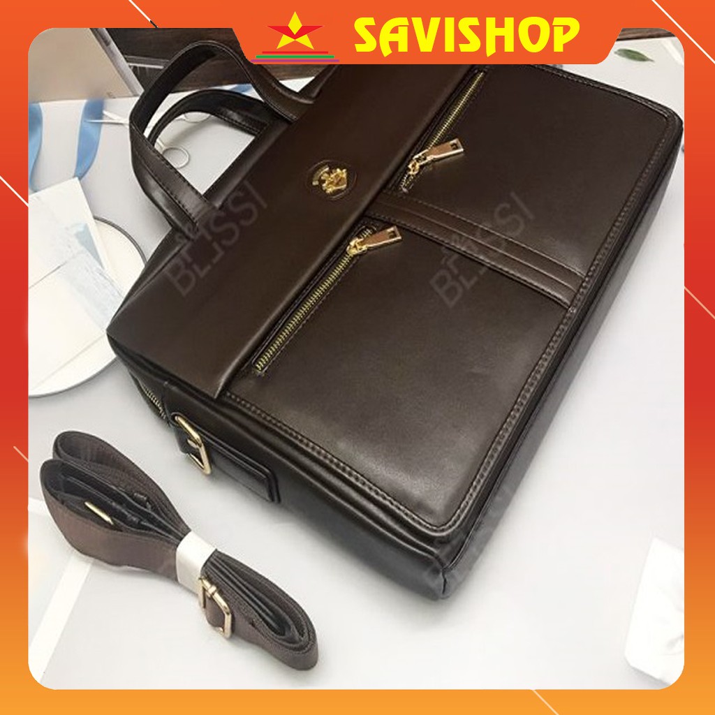 Túi xách công sở 🔴FREESHIP🔴 Cặp công sở nam cao cấp- Túi đựng laptop thời trang 9633. Kích thước: 38cm x 28cm x 9cm | BigBuy360 - bigbuy360.vn