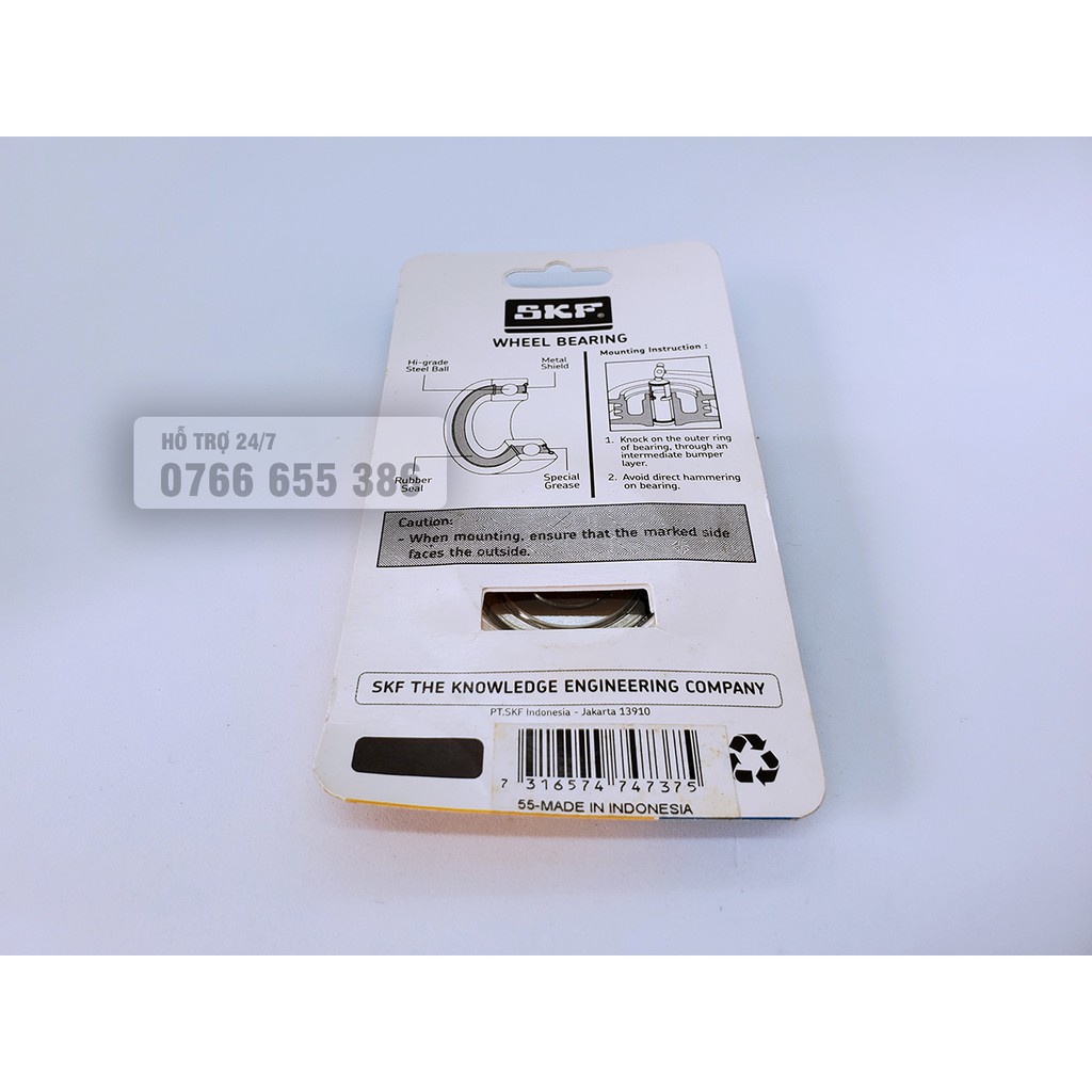 Bạc đạn SKF Enduro 6300-RS1Z/VC520 - Dành cho xe máy