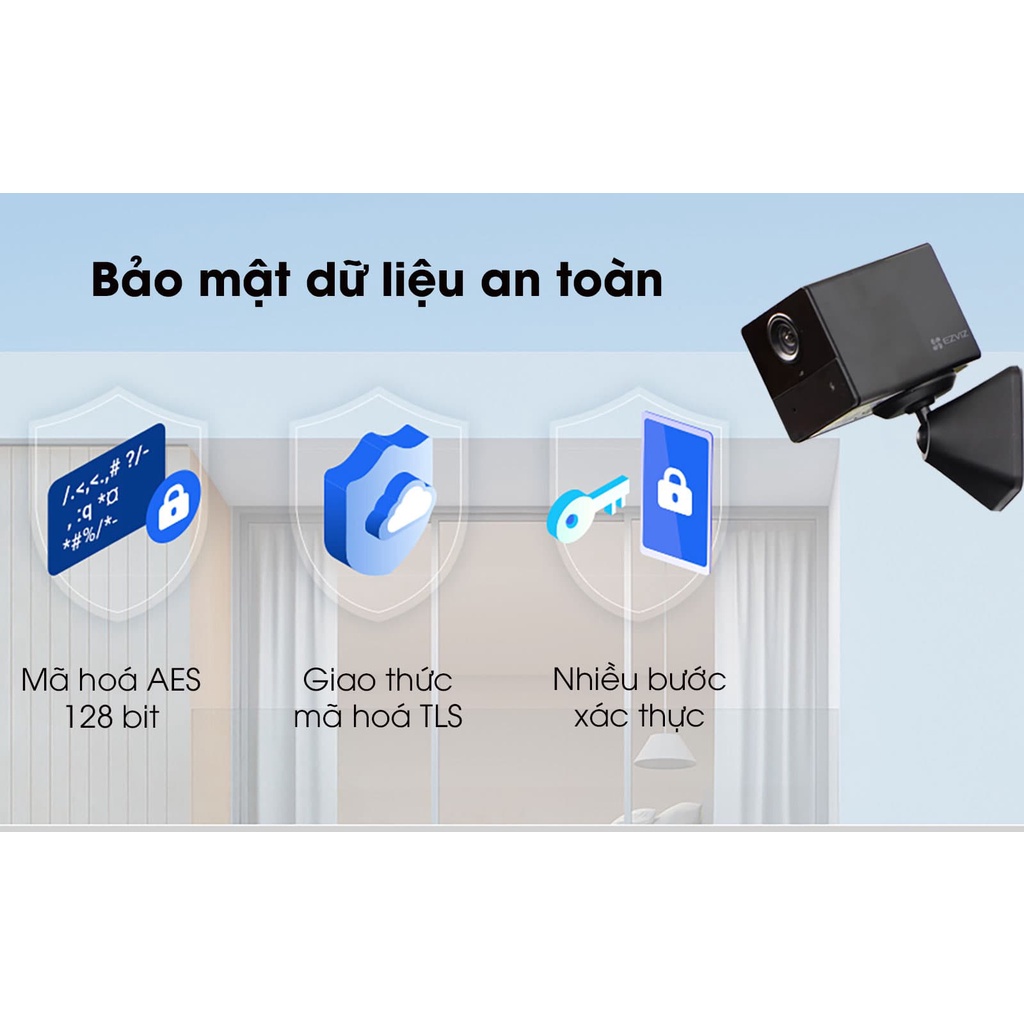 Camera wifi thông minh Ezviz BC2 chạy pin sạc, 1080P, đàm thoại 2 chiều, bảo hành 2 năm