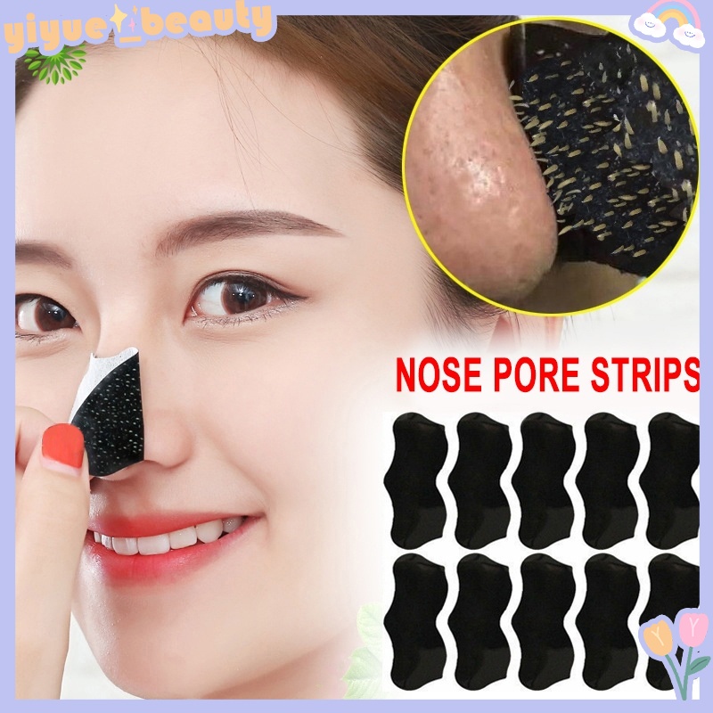 Set 10 Miếng Dán Lột Mụn Đầu Đen Vùng Mũi Làm Sạch Sâu JP6 HB