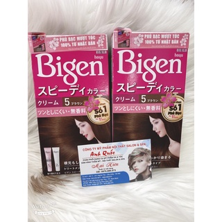 Nhuộm phủ bạc tóc bigen hoyu