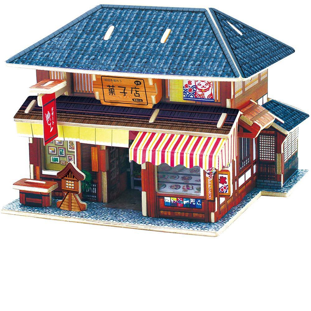 Mô hình nhà gỗ cửa hàng Robotime - Đồ chơi lắp ghép cho bé