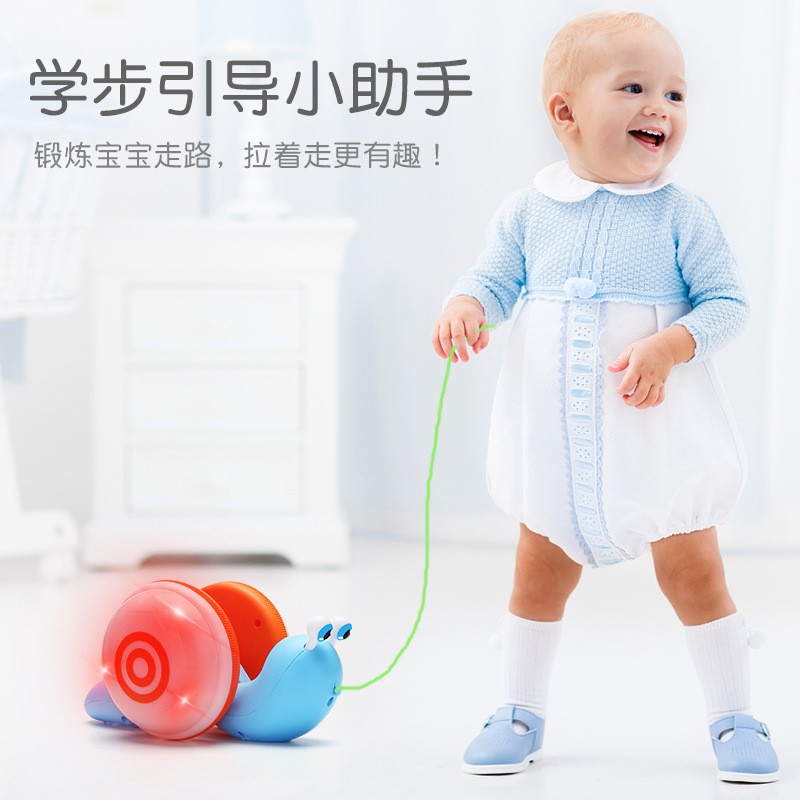 (Bán Buôn Sỉ) Đồ Chơi Ốc Sên TURBO Có Dây Kéo Có Nhạc Và Có Đèn Cho Bé Yêu Hàng Dầy Dặn Cao Cấp