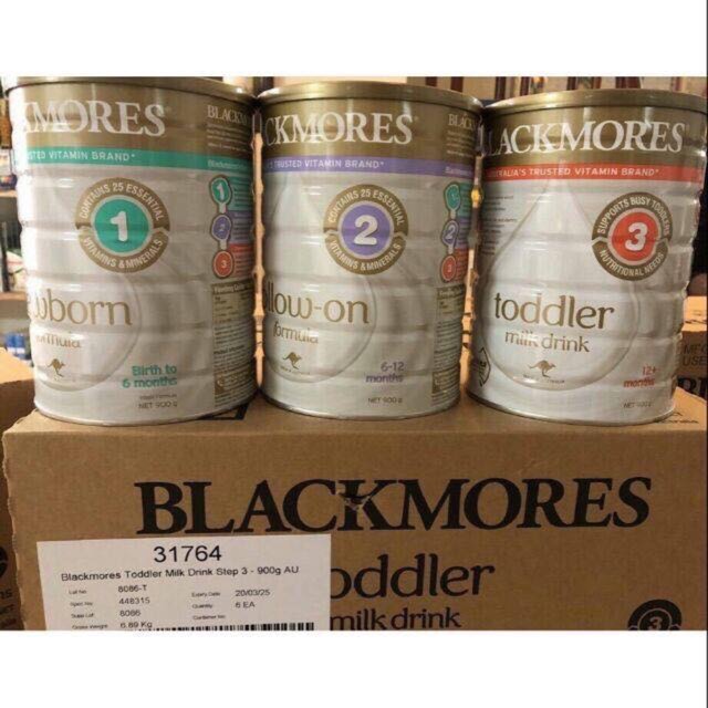 Sữa blackmore số 1, 2, 3