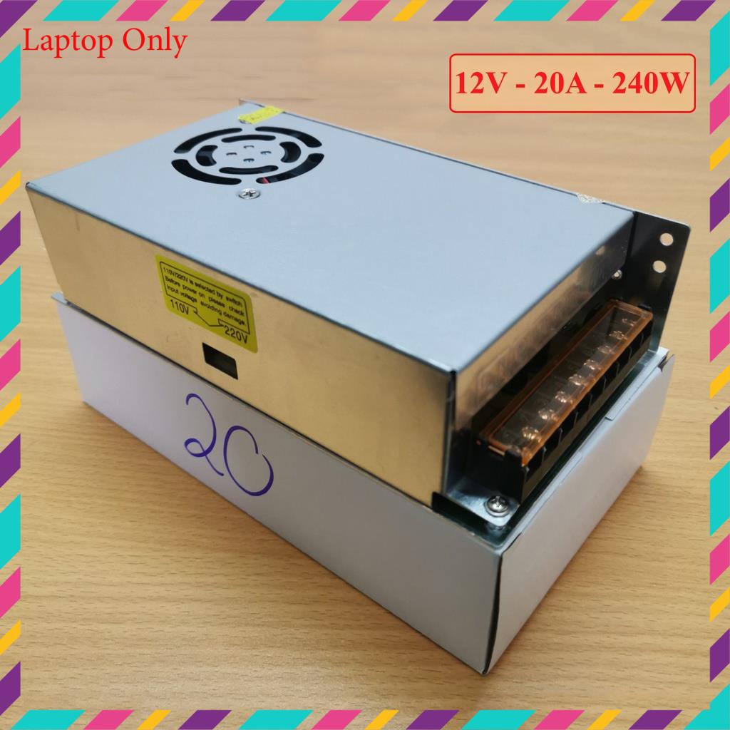 Nguồn tổng, nguồn tổ ong 12V - 40A/30A/20A/15A/10A/5A chuyên dụng cho camera, đèn led, motor...bảo hành 12 tháng
