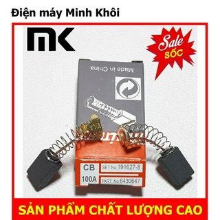 1 đôi chổi than 100 máy khoan, máy mài, máy cắt sắt...