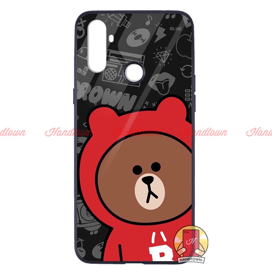 Ốp Lưng Realme C3 Mặt Kính Cường Lực In Hình Phần A