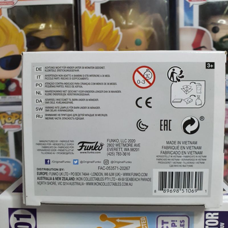 Đồ chơi mô hình funko pop 690 Venomized Invisible Girl (Invisible) - Marvel